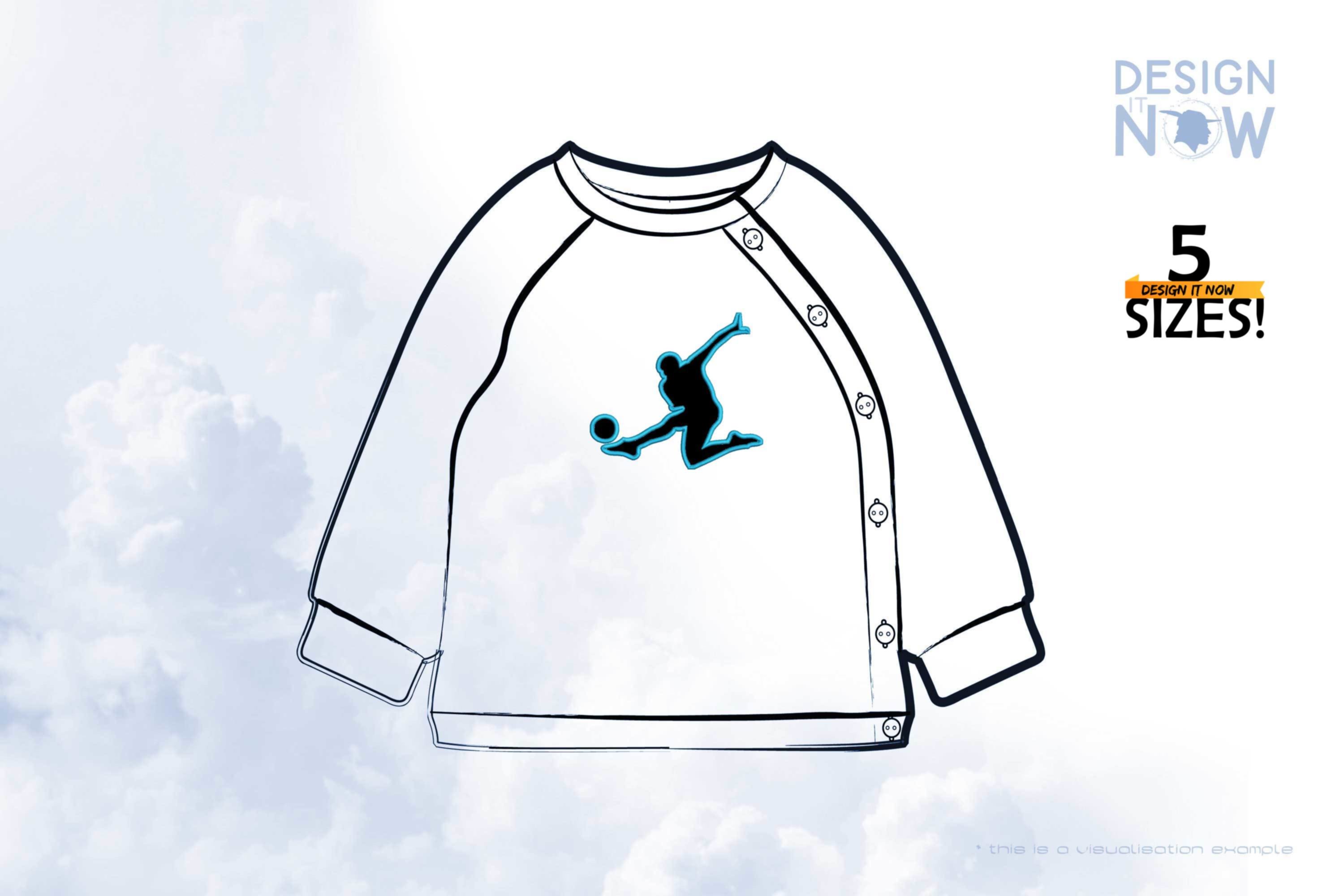 Soccer Player Applique VI
