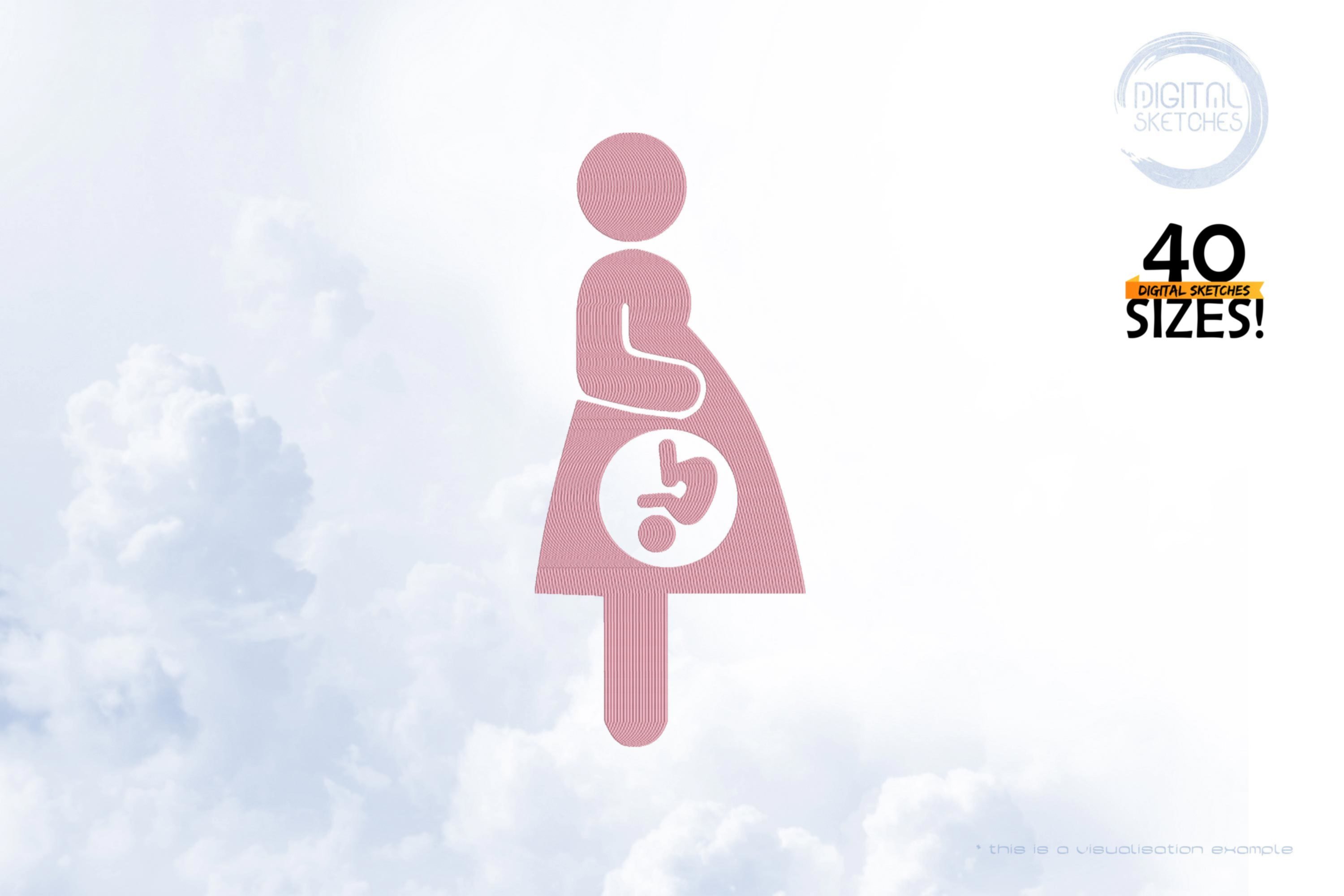 Pregnant Maternity Icon III