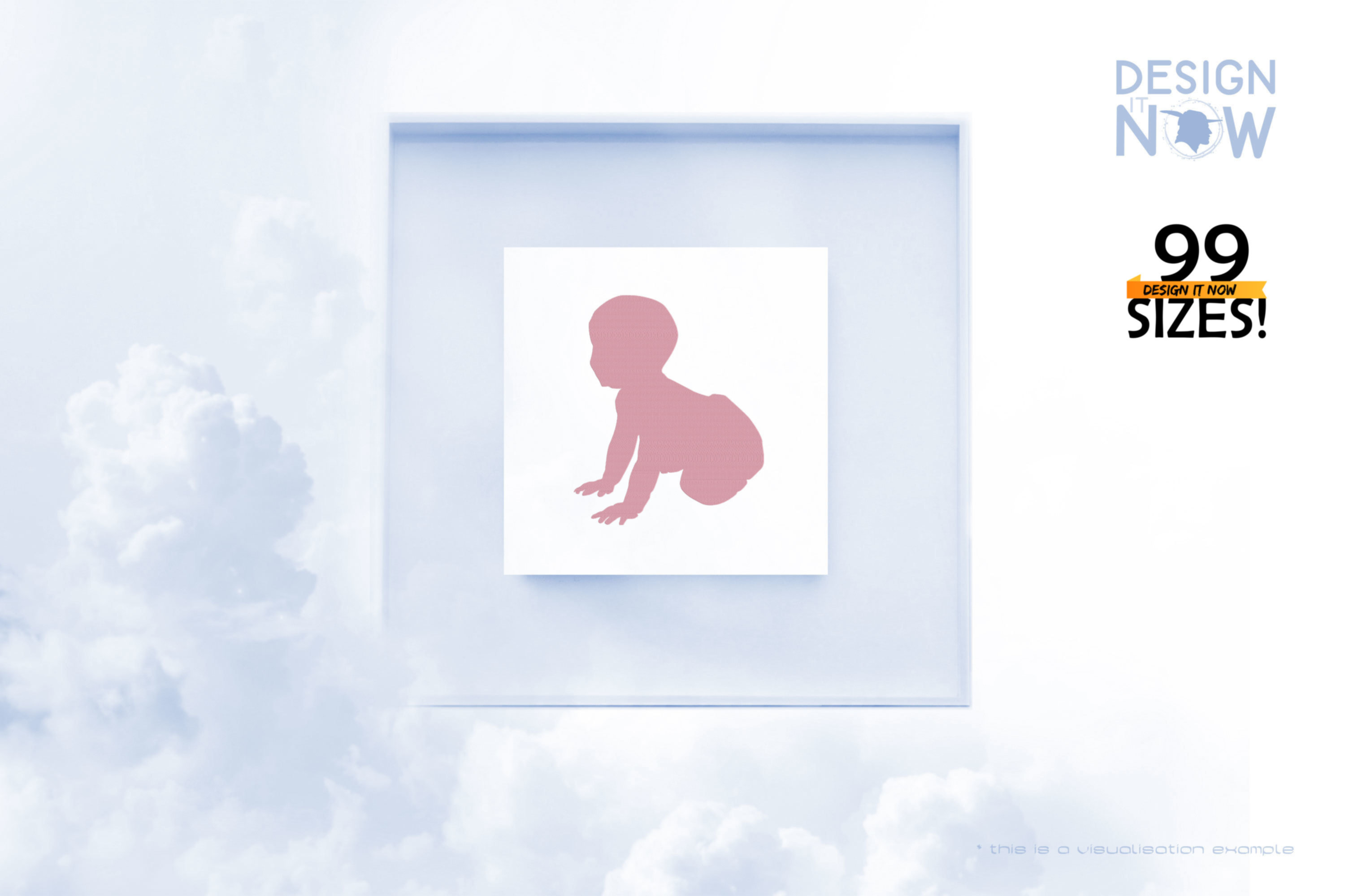 Crawling Baby Silhouette VII
