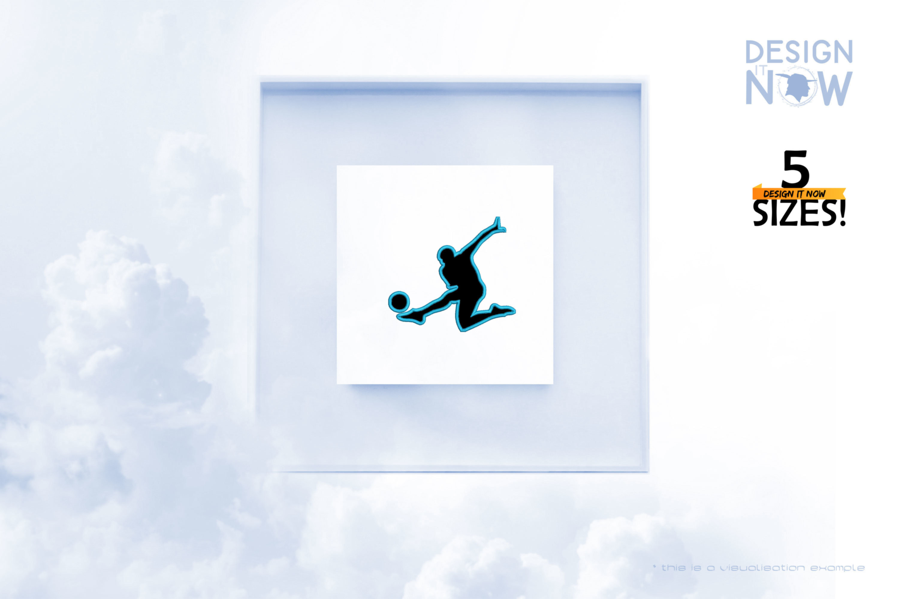 Soccer Player Applique VI