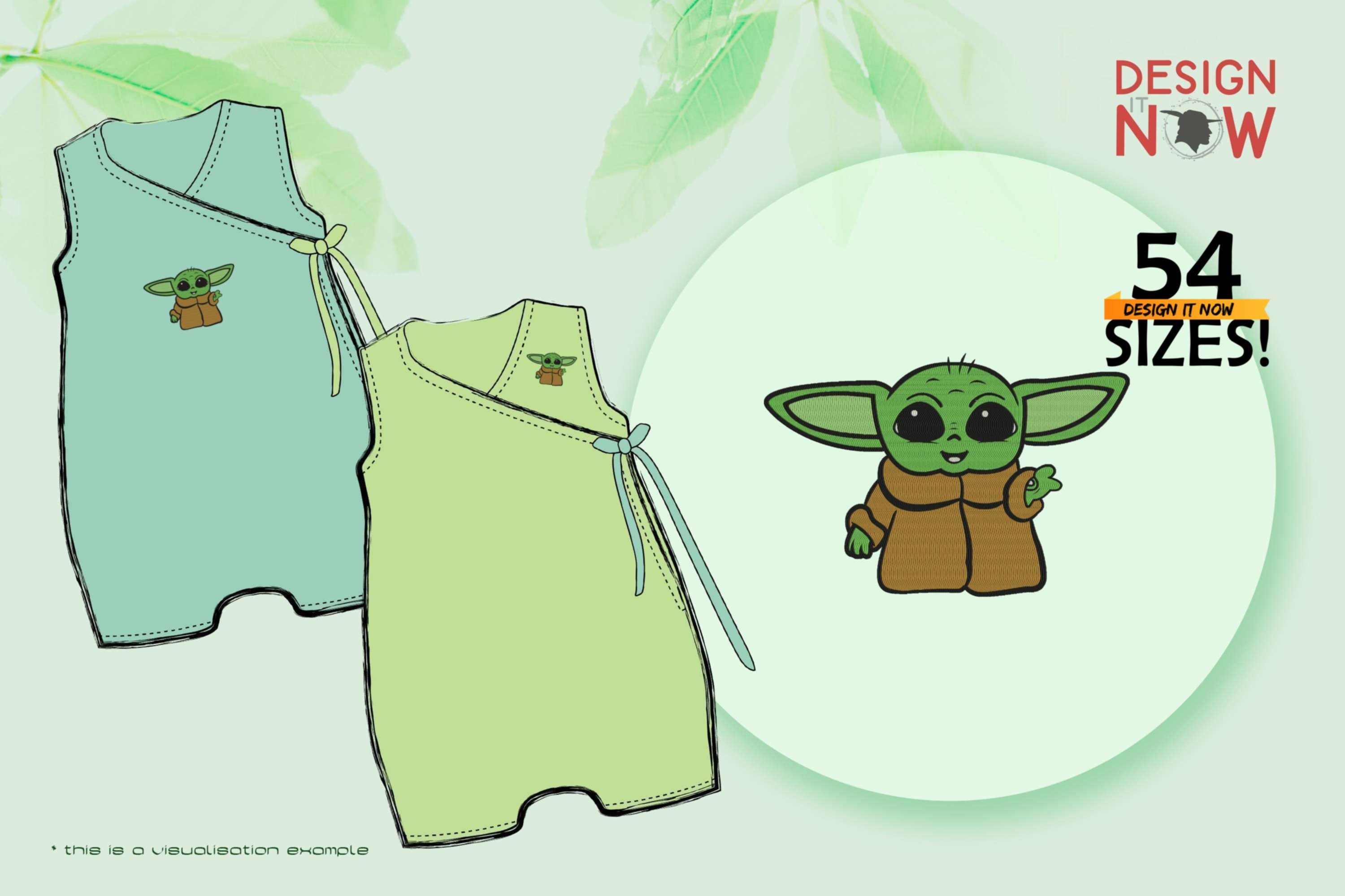 Tribute To Fictional Character Grogu aka Baby Yoda (Hello)