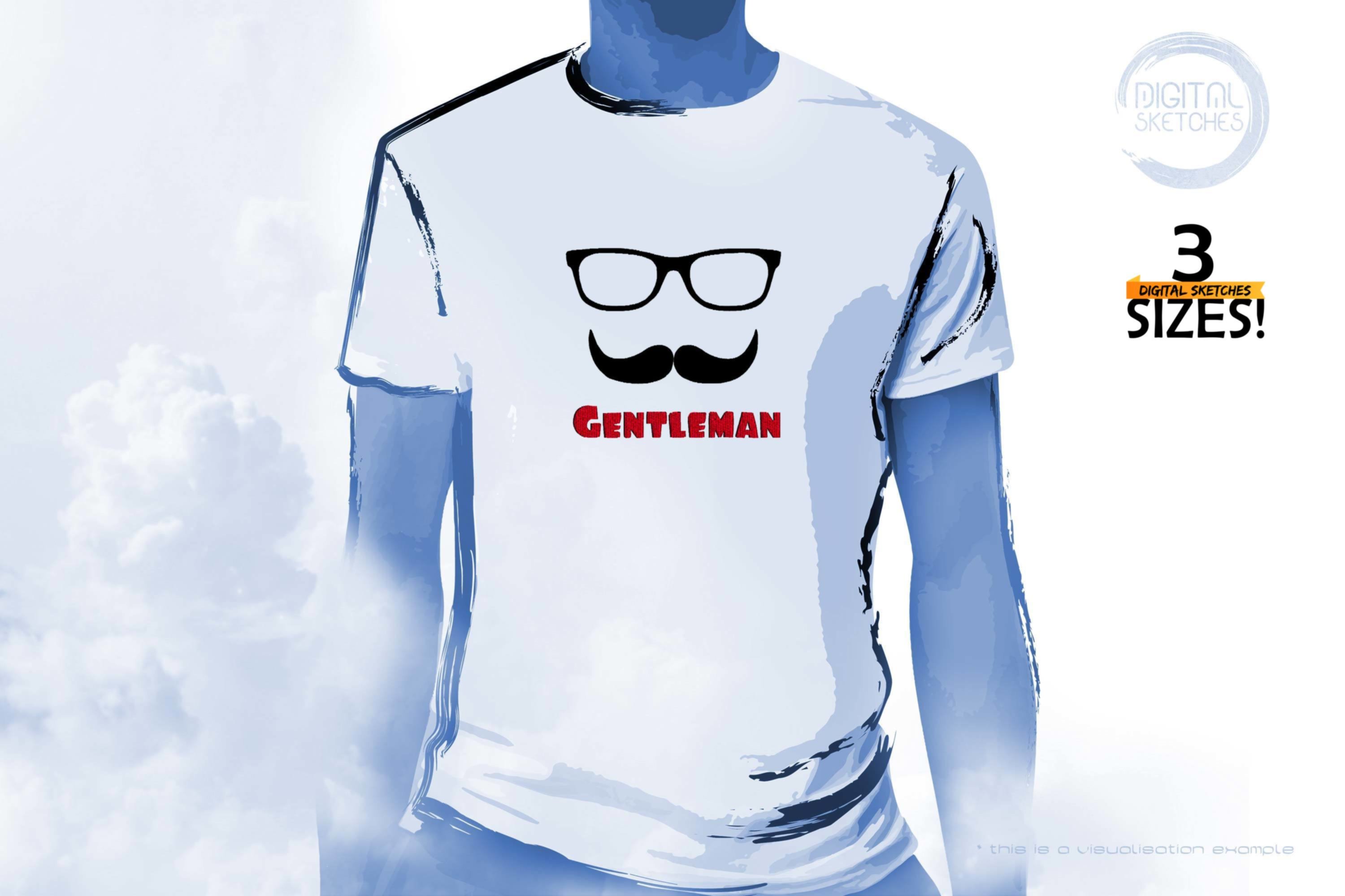 Mustache Beard Gentleman