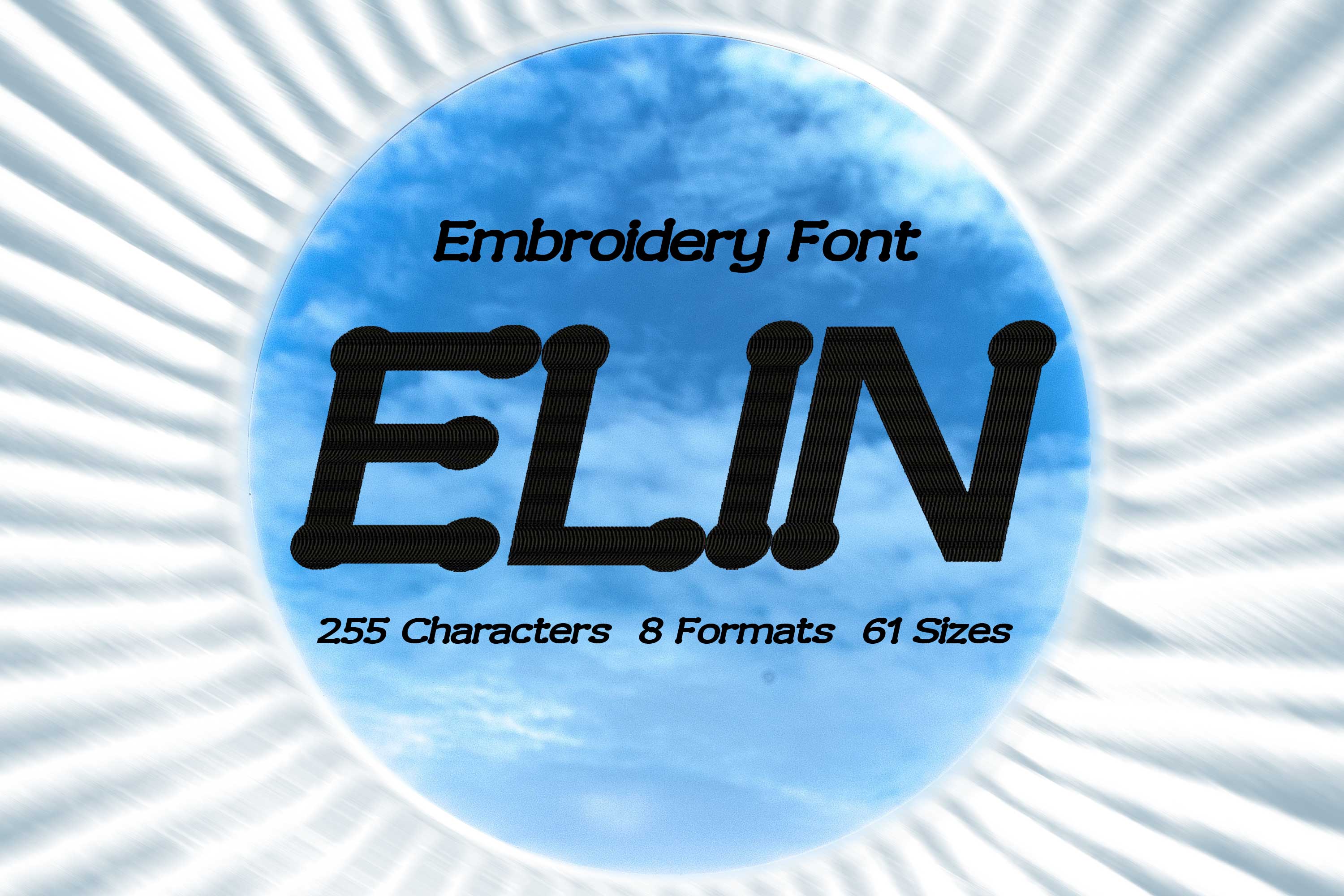 Elin Rounded Letters