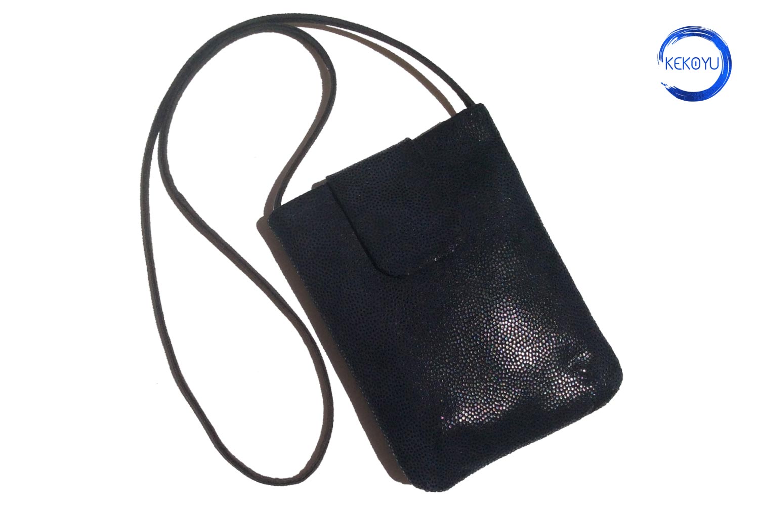 Dark Leather Crossbody