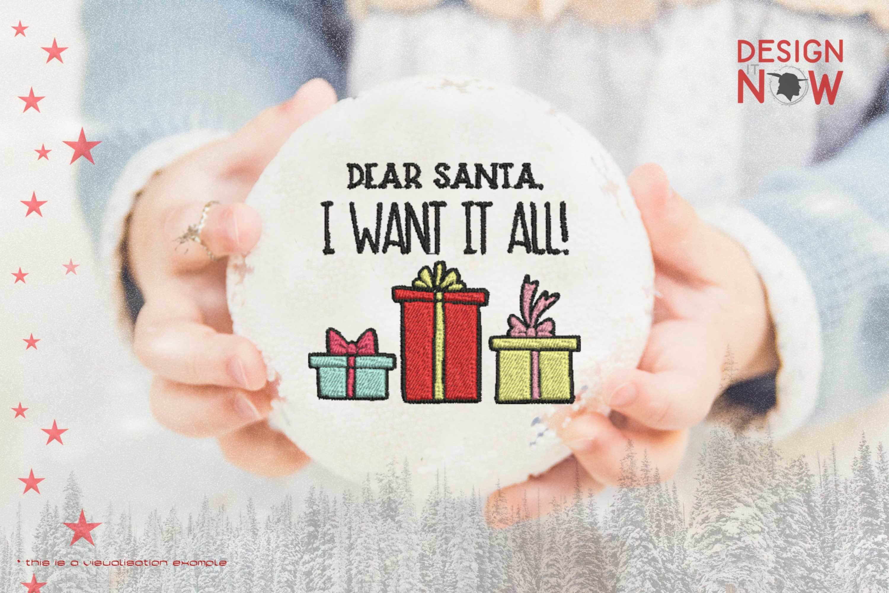 Dear Santa Christmas Saying