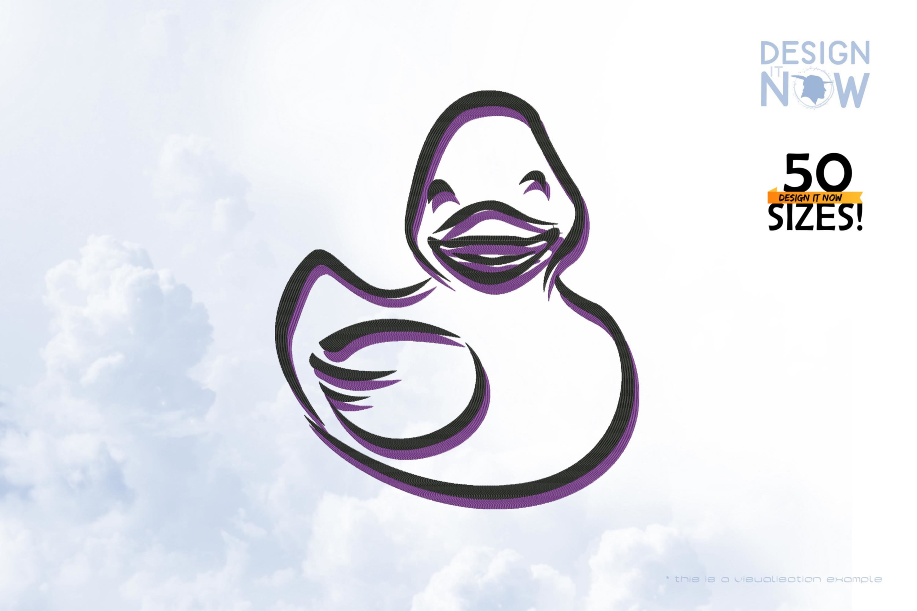 Baby Duck Line Art II