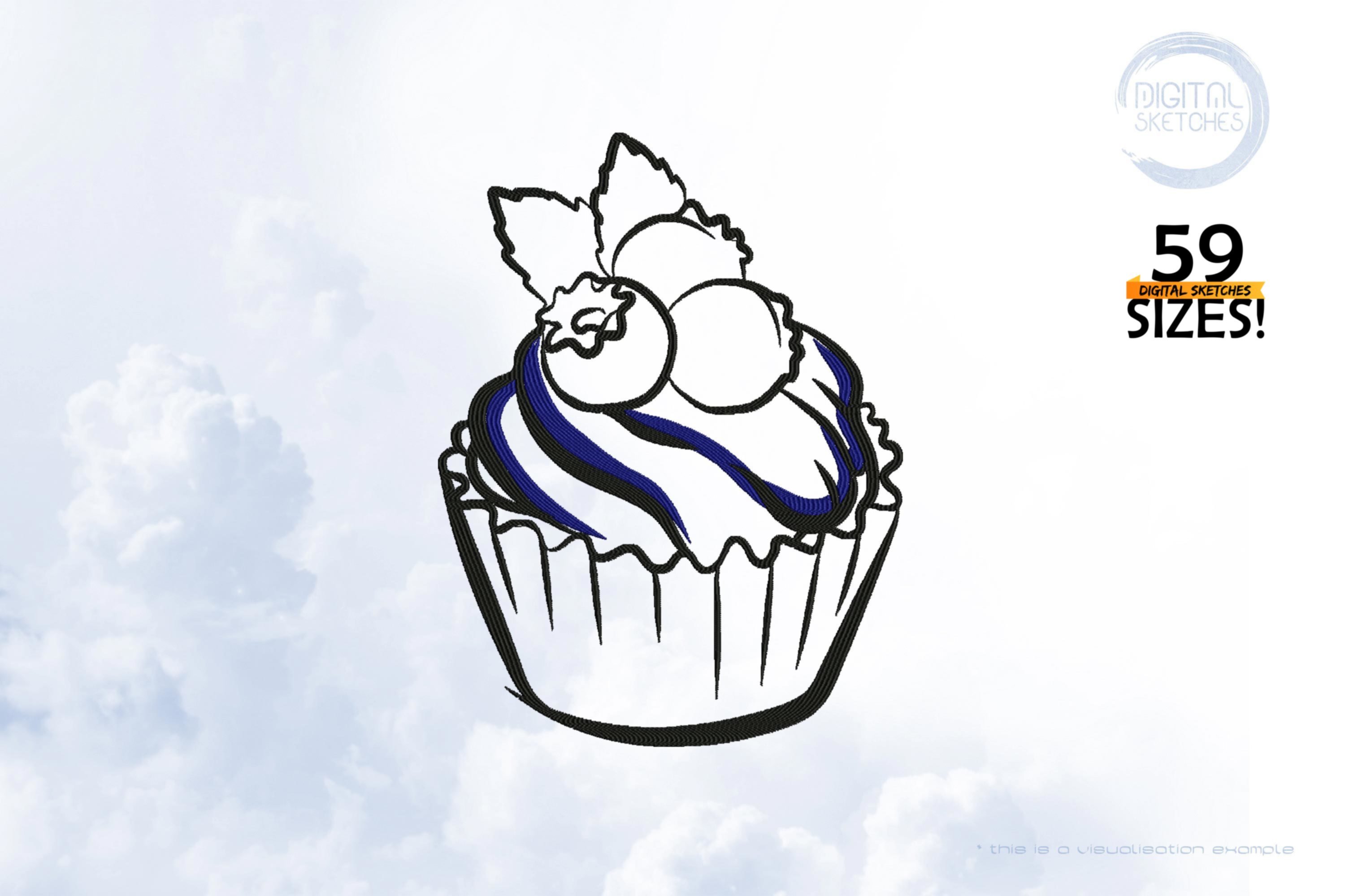 Blueberry Cupcake 