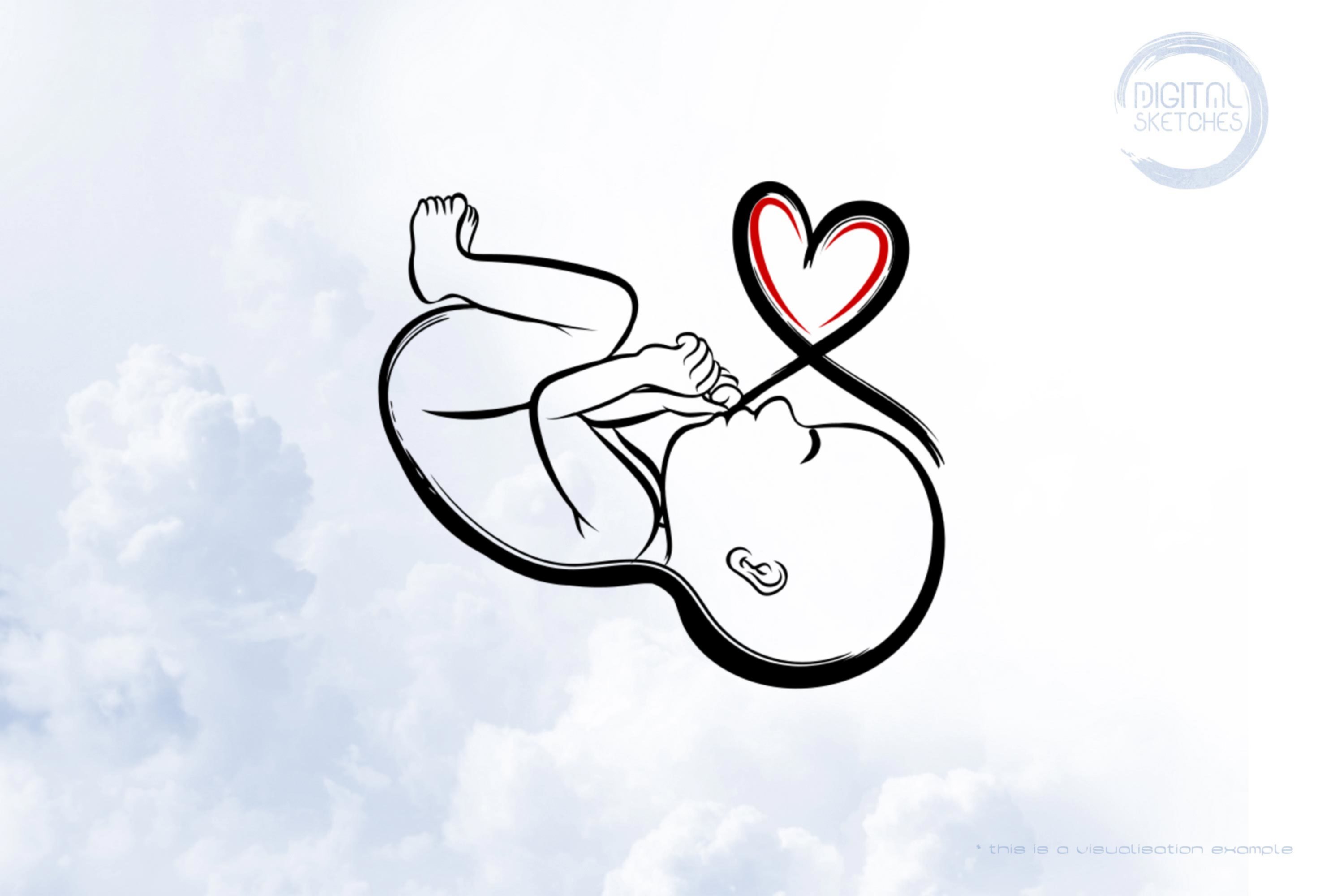 Baby Pregnancy Drawing