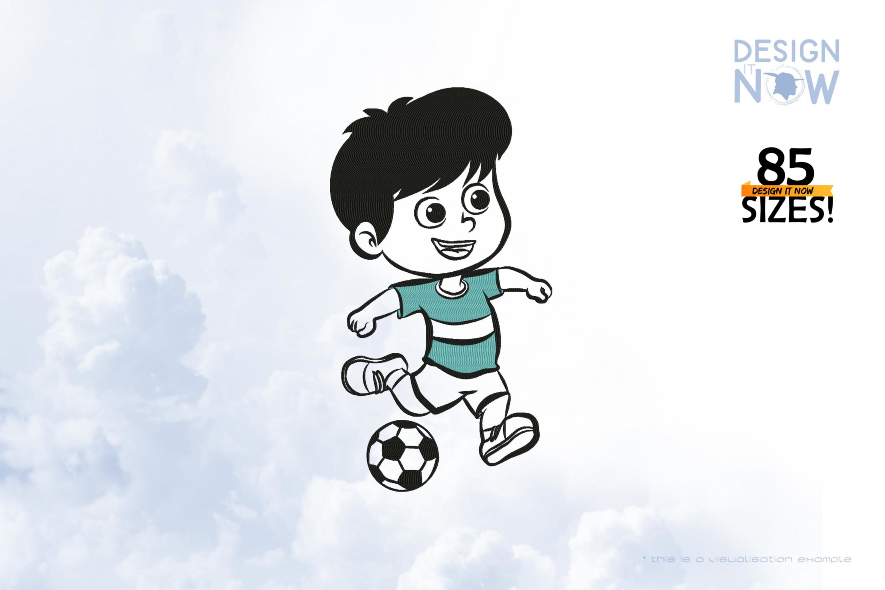 Boy Soccer Player III