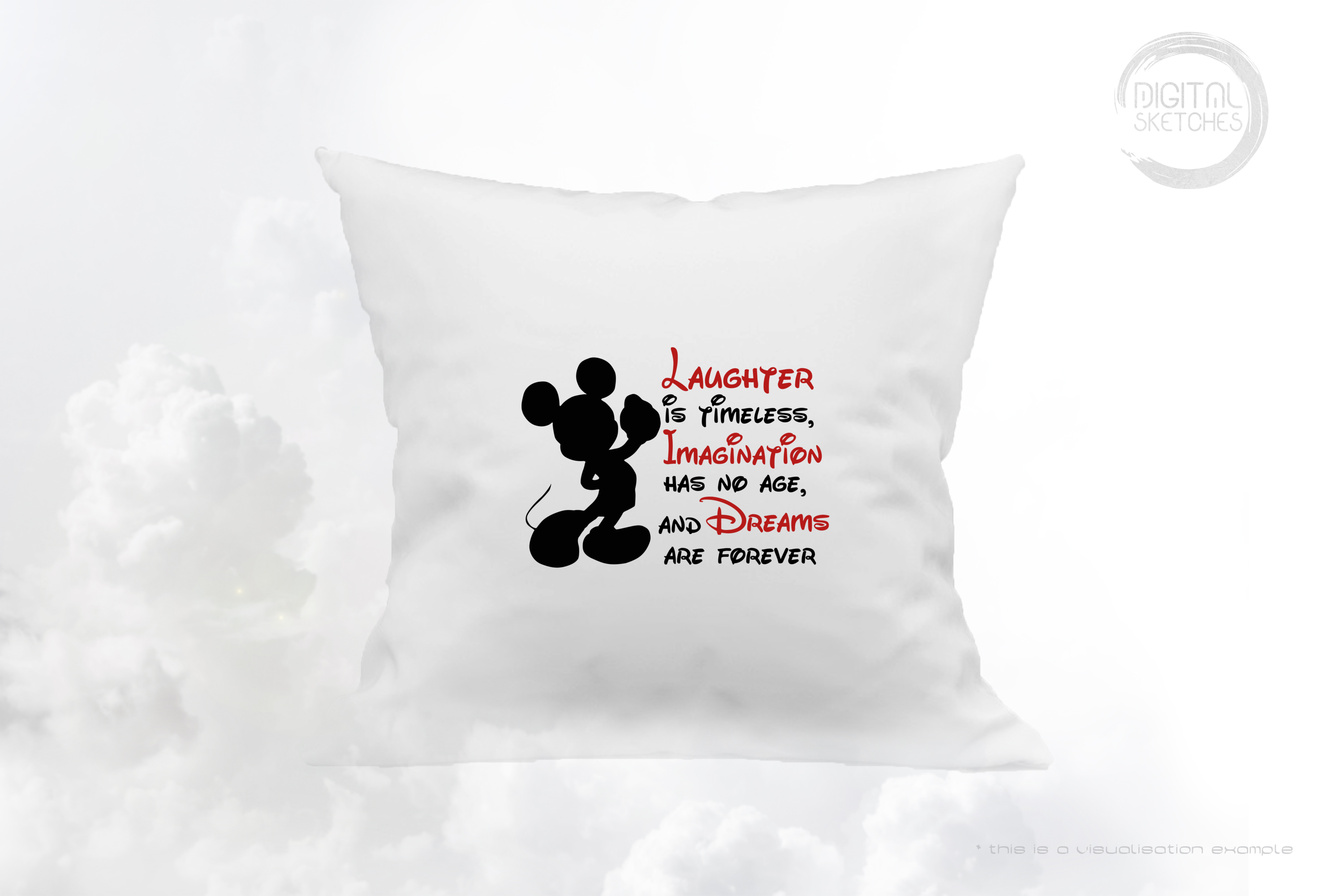 Laughter Imagination Dreams Mouse Quote