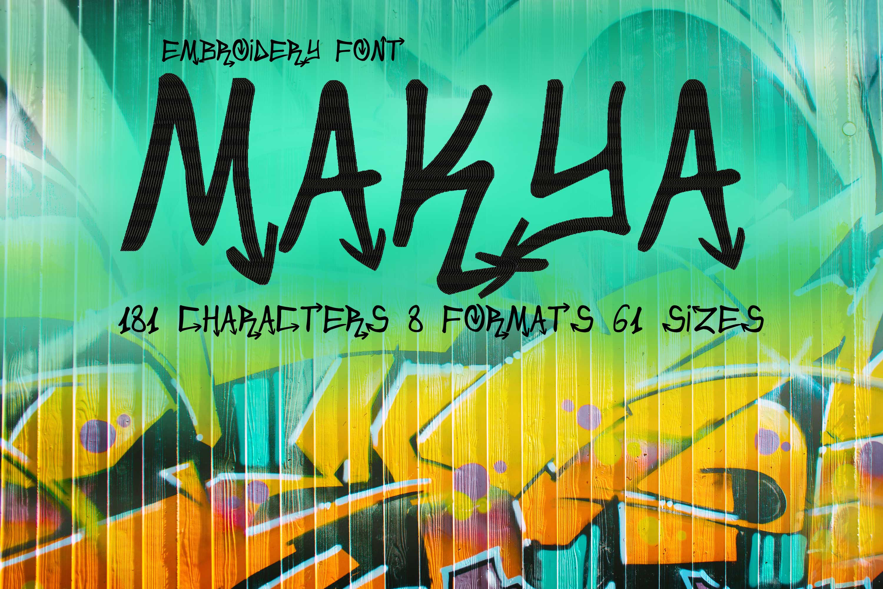 Makya Street Art Graffiti Font