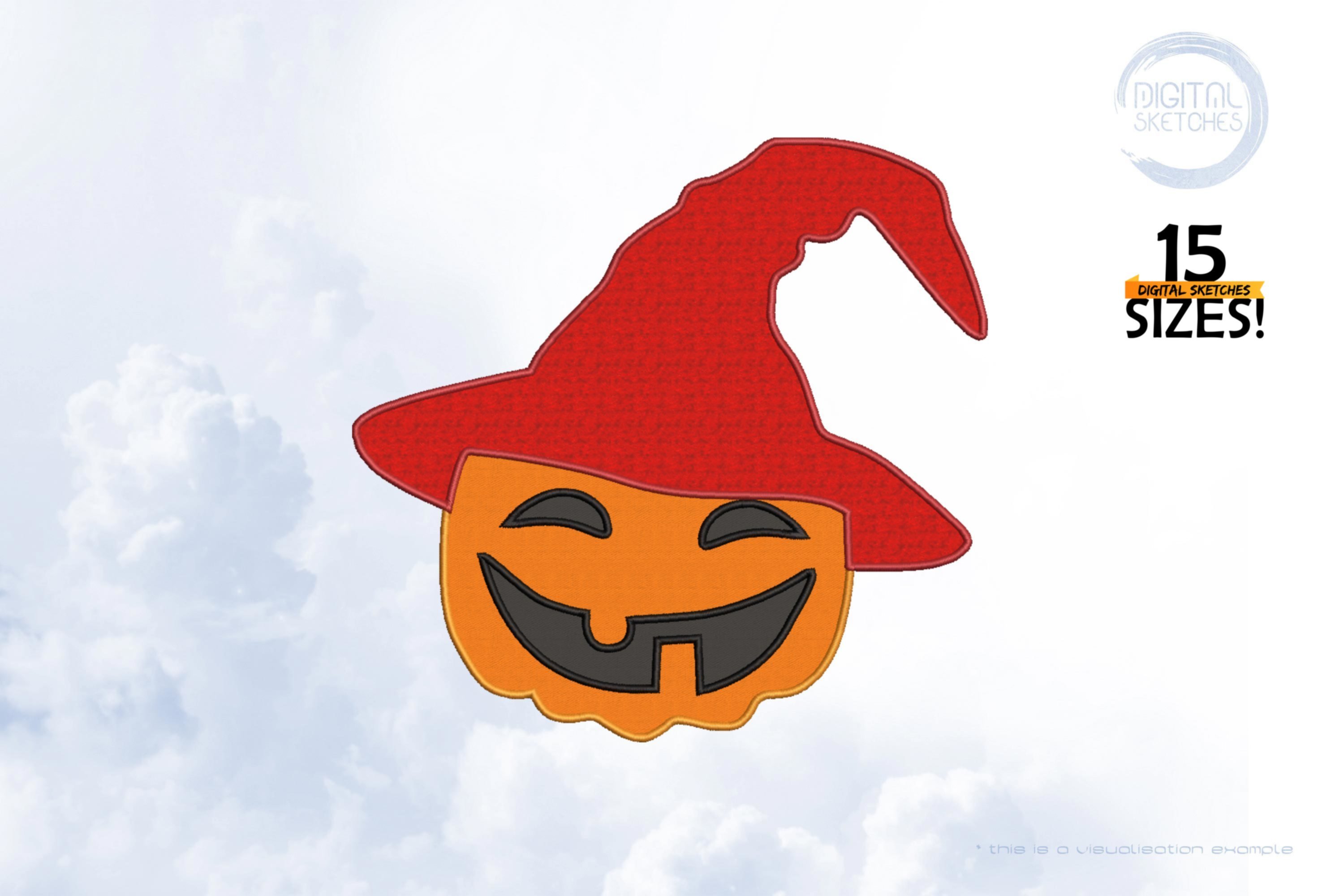 Halloween Pumpkin WItch Hat
