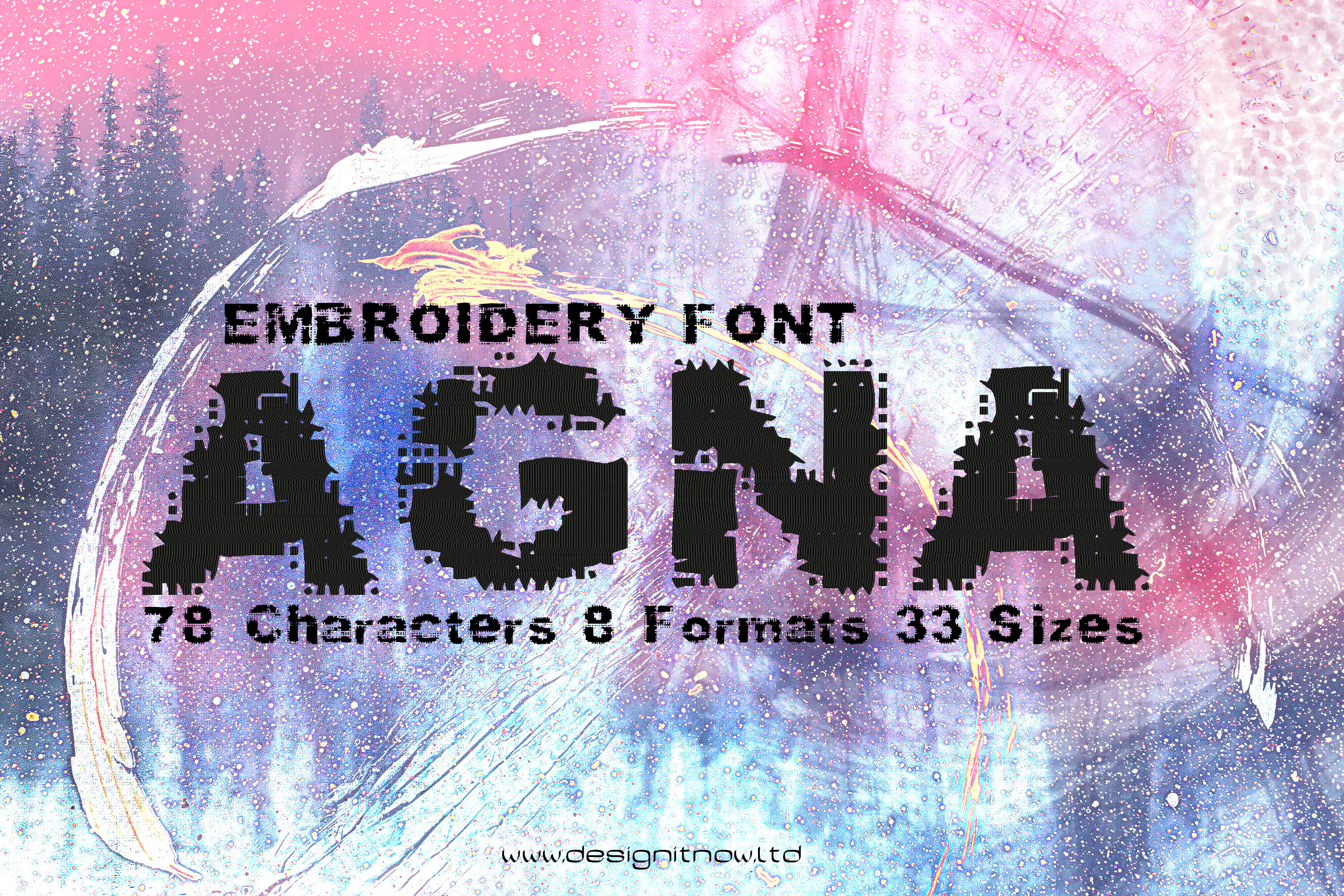 Agna Grunge Letters Font