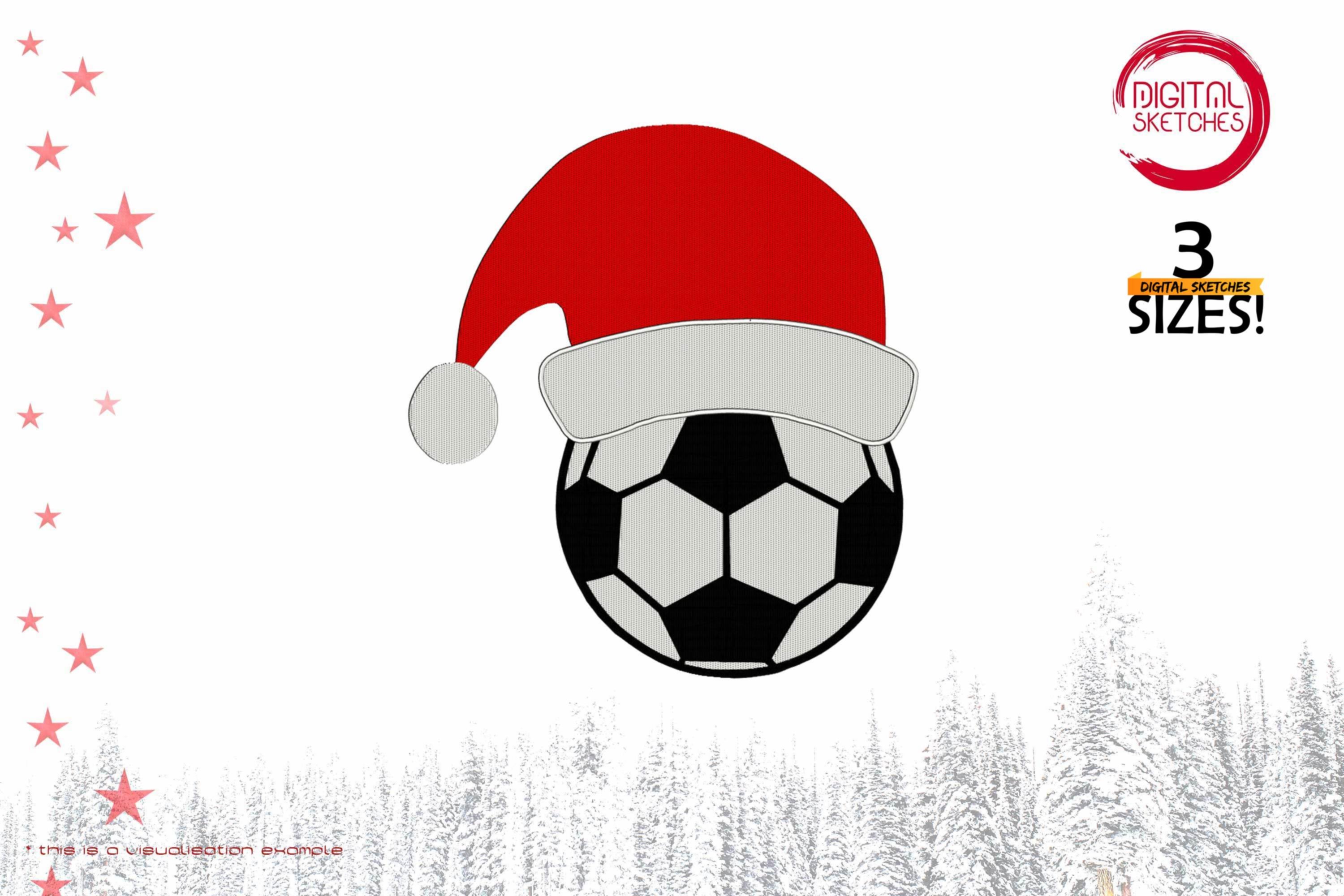Santa Claus Soccer Ball