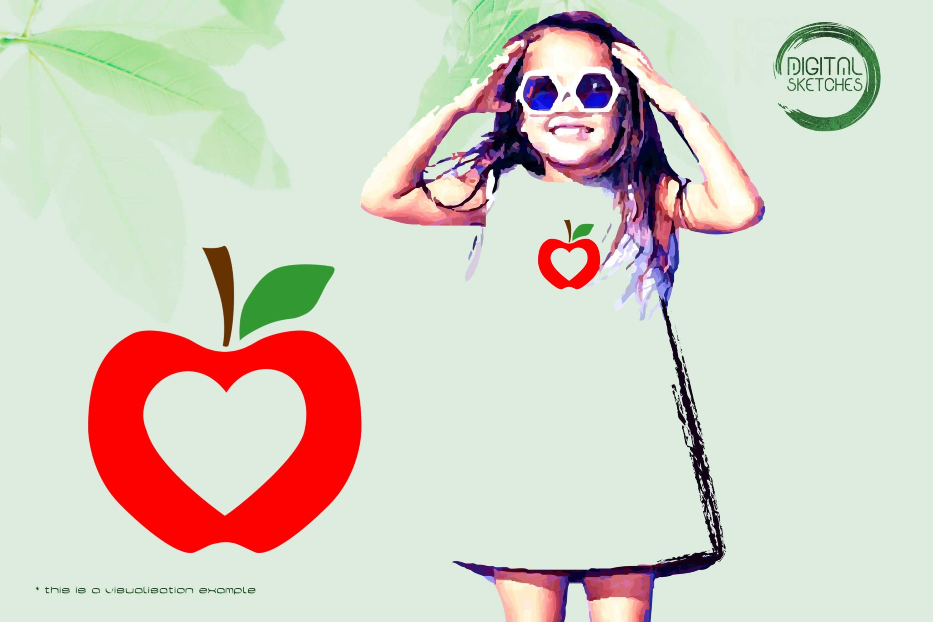 Apple Heart Fruit