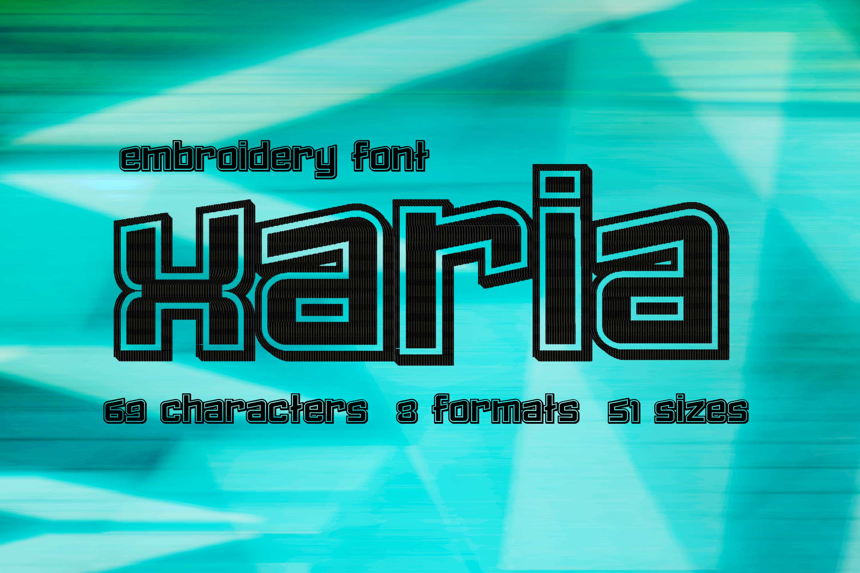 Xaria Outlined Letters