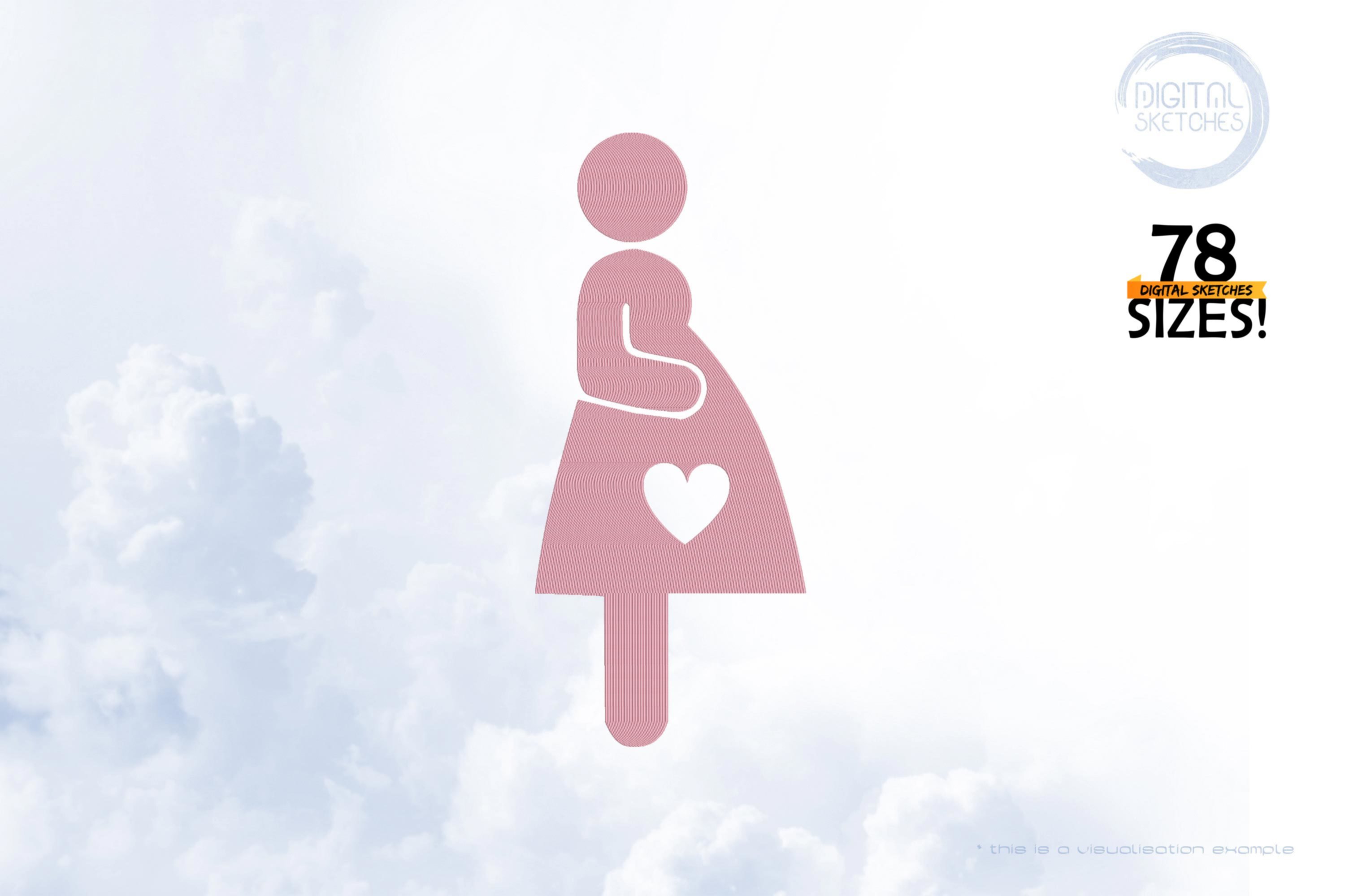 Pregnant Maternity Icon I