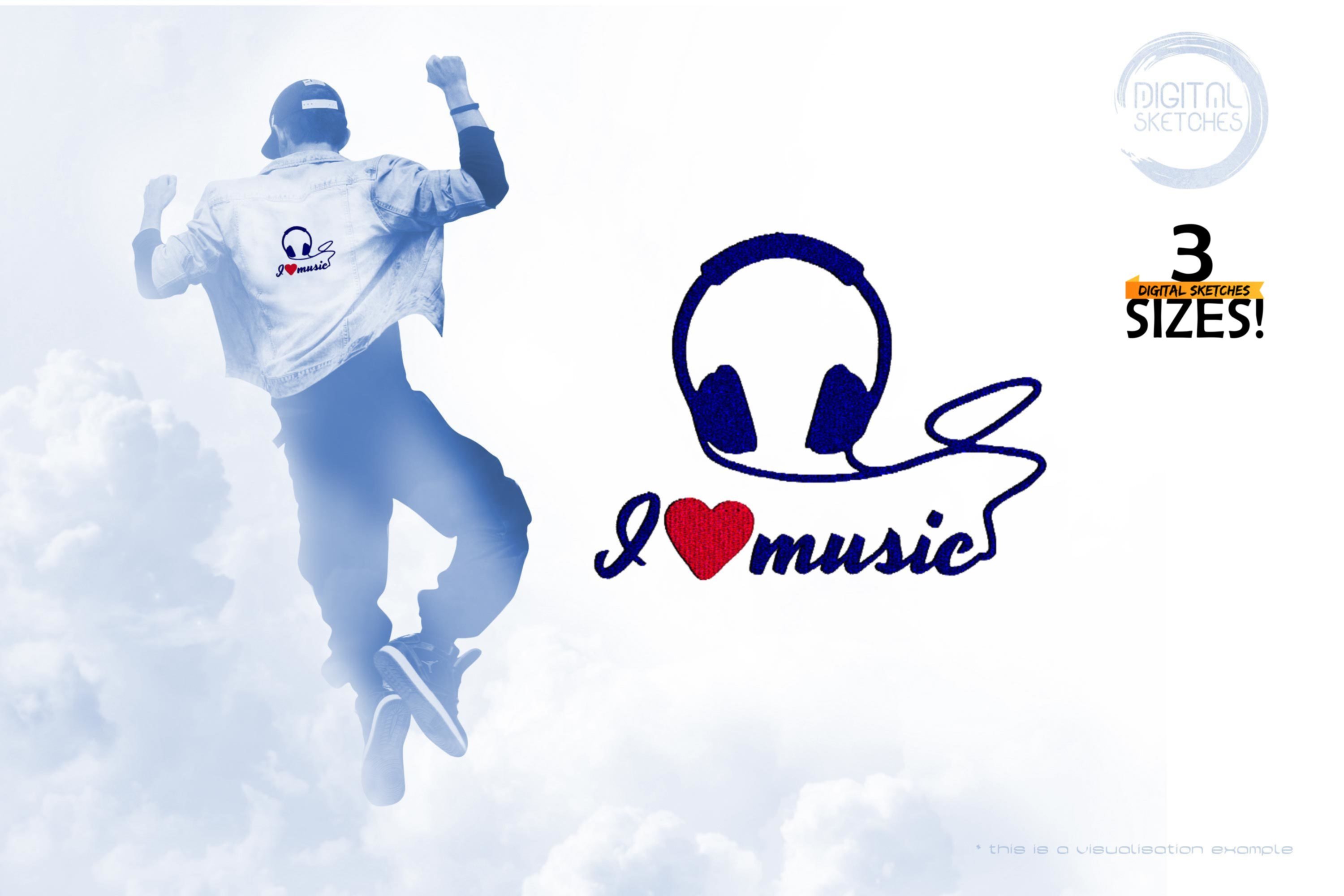 Headphones Music Love