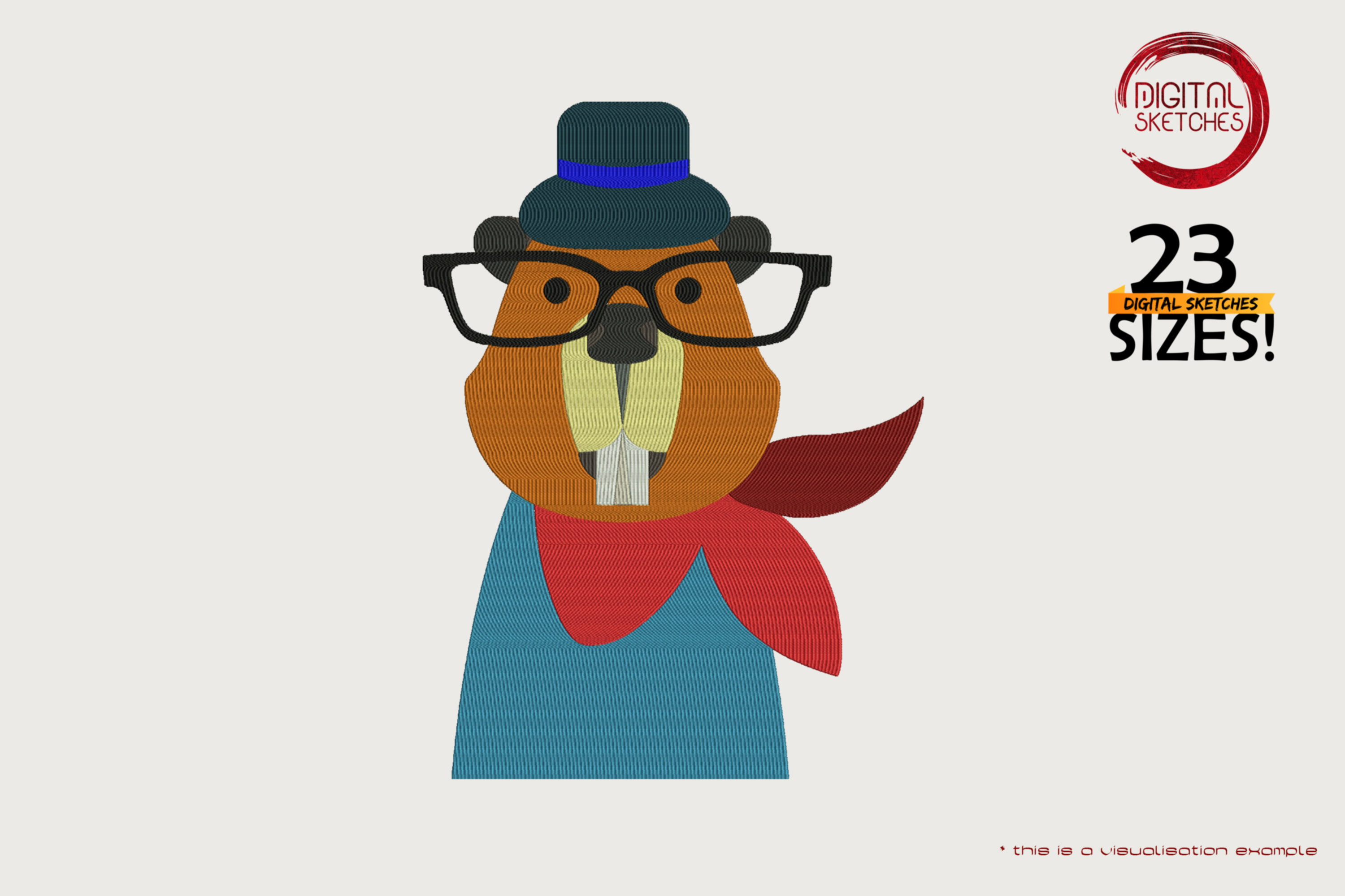 Hipster Beaver