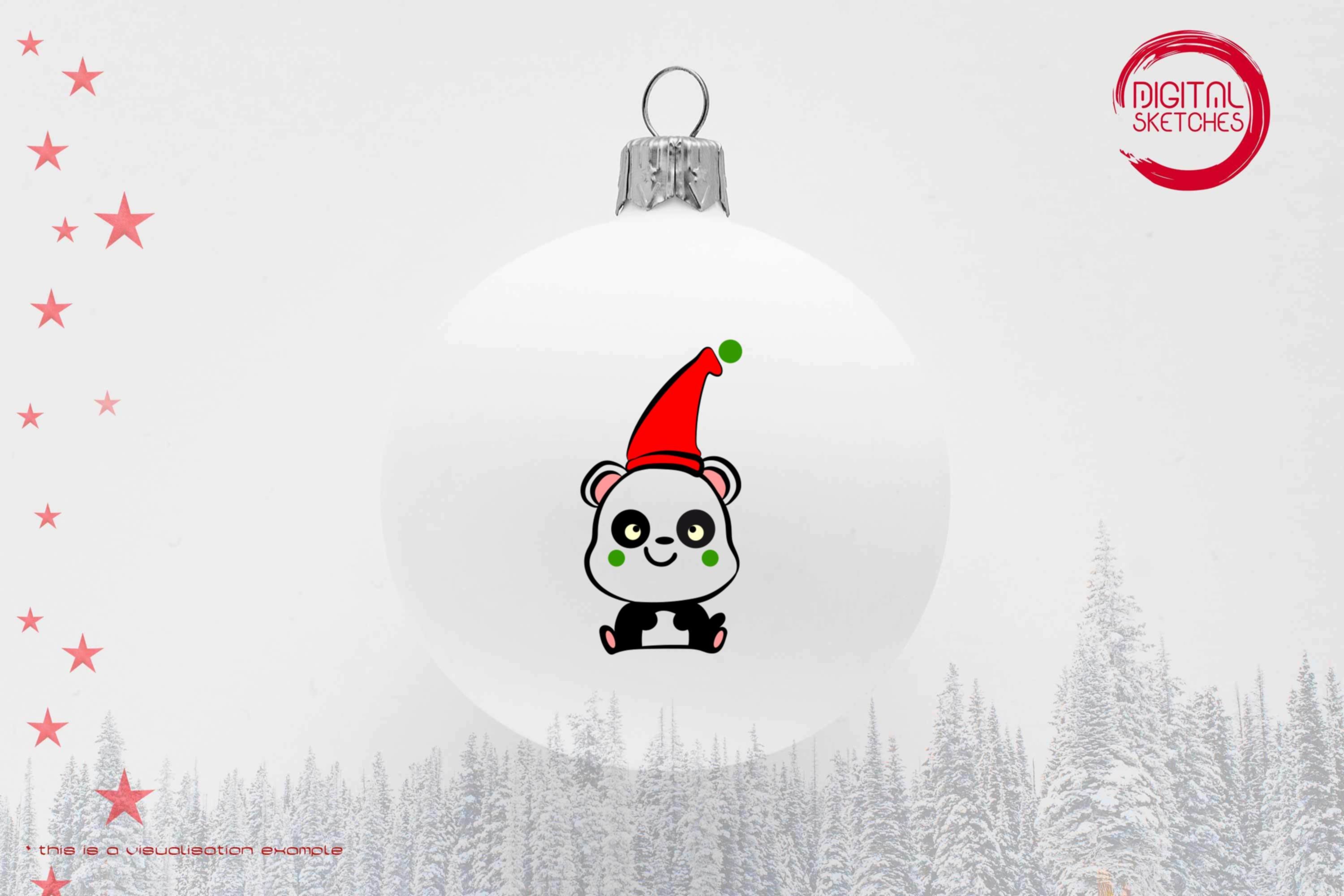 Panda Holiday Elf
